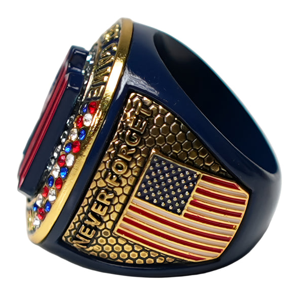 Perfect Game 9/11 Memorial Ring Gold