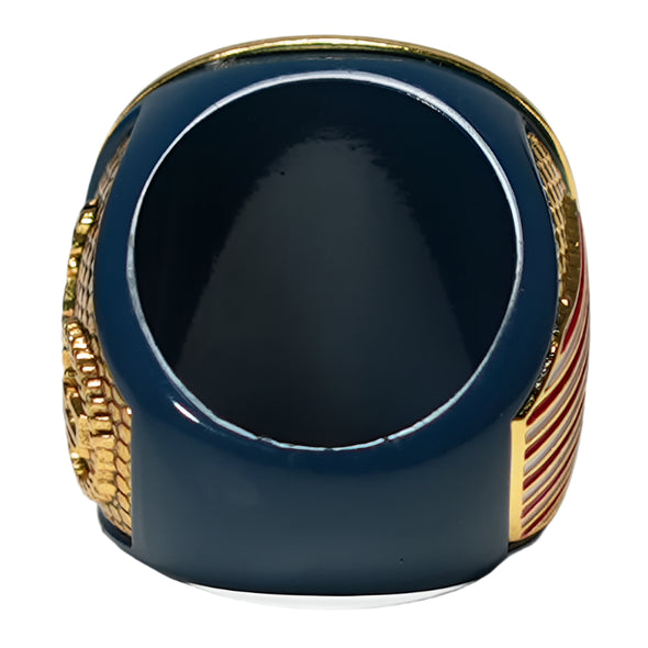 Perfect Game American Flag Ring Gold