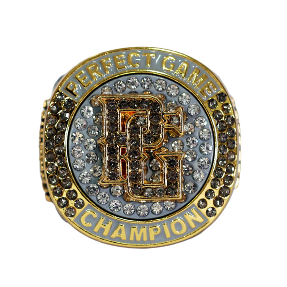 Perfect Game Ring 4 Charcoal Champion Front