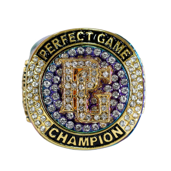 Perfect Game Ring 4 Iridescent Champion Front