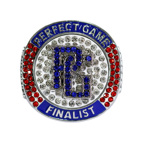Perfect Game Ring 4 Red/White/Blue Finalist Front