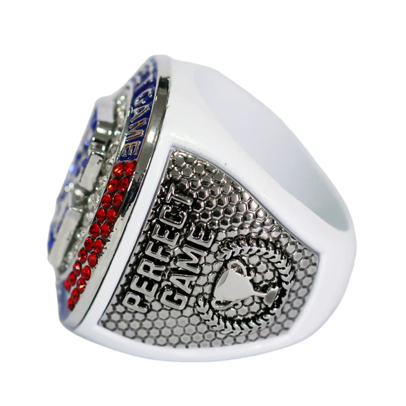 Perfect Game Ring 4 Red/White/Blue Finalist