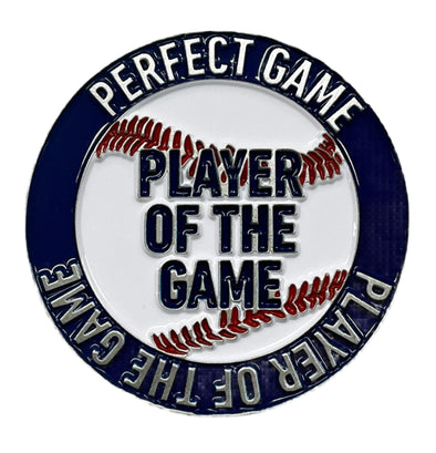 Perfect Game Player of the Game Coin Front