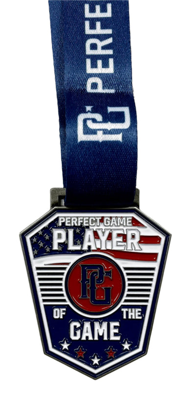 Perfect Game Player of the Game Medal Front