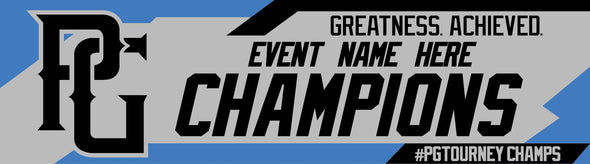 Perfect Game Champion Banner Royal