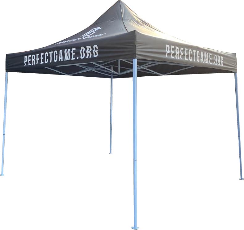 tent for games Perfect Game Baseball/Softball 10'x10' Black Pop Up Tent Retail
